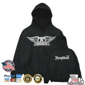 kenny Aerosmith Merch Shop Store Aerosmith Yungblud One More Time Black Hoodies