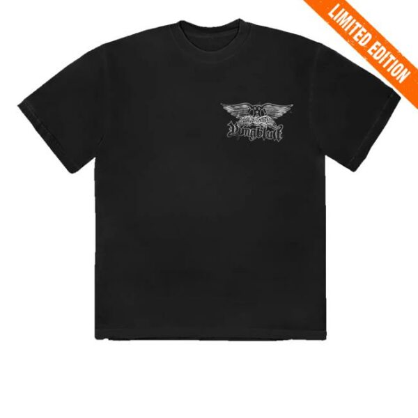 kenny Aerosmith Merch Shop Store Aerosmith Yungblud One More Time Black Shirt