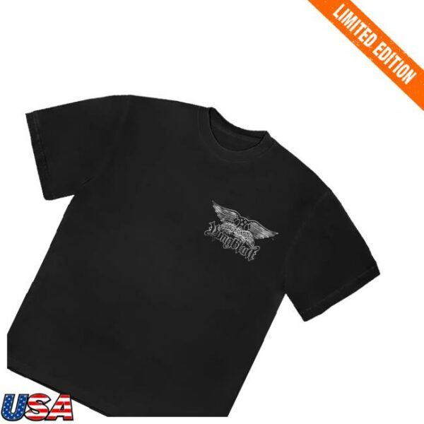 kenny Aerosmith Merch Shop Store Aerosmith Yungblud One More Time Black Shirtw