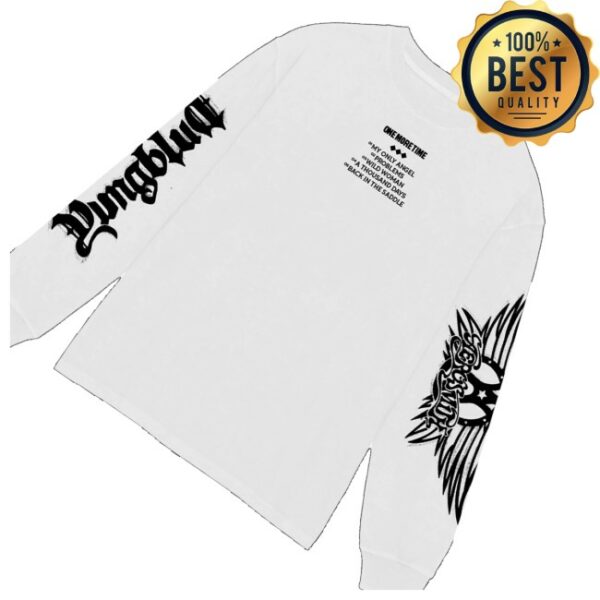 kenny Aerosmith Merch Store Aerosmith Yungblud One More Time White Longlseeves