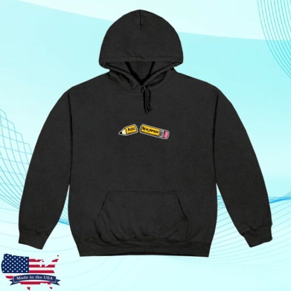 kenny Alec Benjamin Merch Store Pencil Hoodie Black