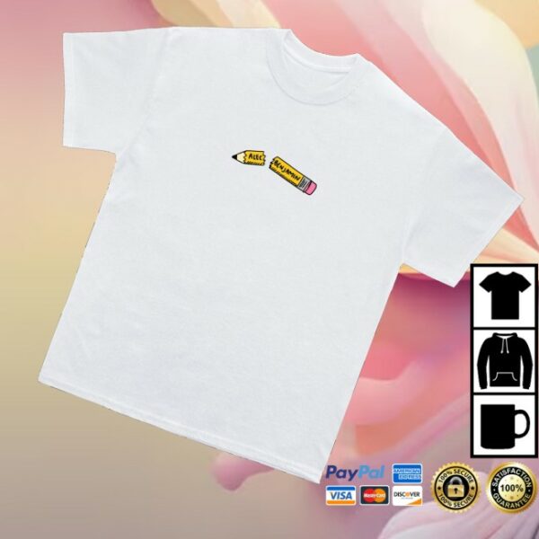 kenny Alec Benjamin Merch Store Pencil Shirt Whites
