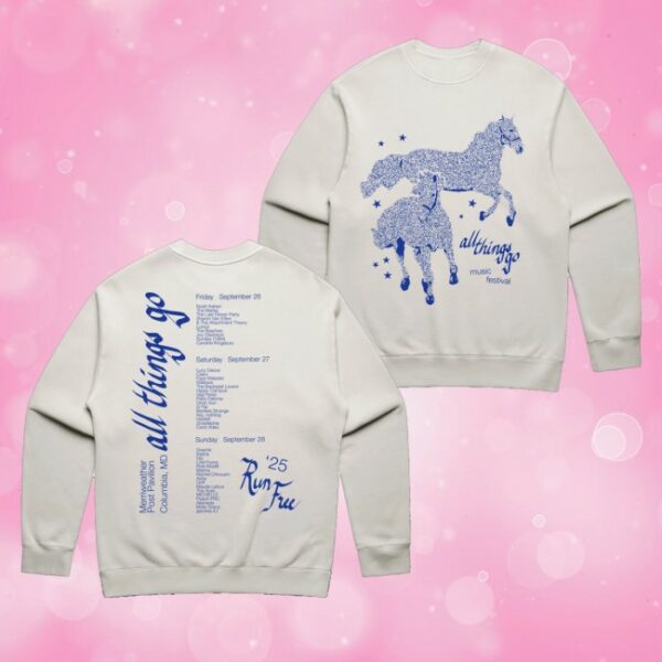 kenny All Things Go Merch Run Free Dc Lineup Crewneck0