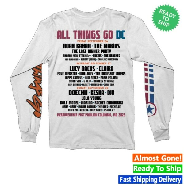 kenny All Things Go Merch Store Dc Racing Team Lineup Long Sleeve