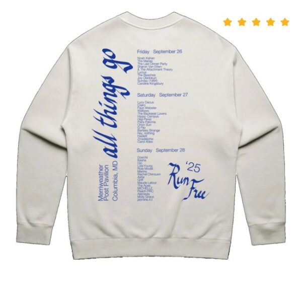 kenny All Things Go Merch Store Run Free Dc Lineup Sweatshirt