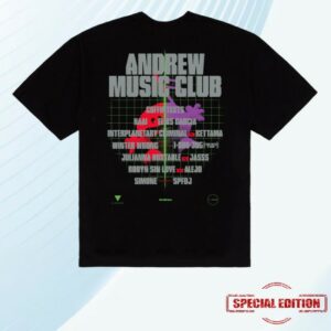 kenny Andrew Merch Store Amc 25 Music Note Black Tee