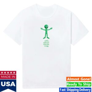 kenny Anti Social Social Club Merch Shop Store Assc Alien Shirt