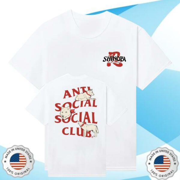 kenny Anti Social Social Club Merch Shop Store Assc X Shinobi Yamoto Shirt