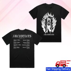 kenny Architects Store Merch Flaming A 2025 Eu Tour Black Shirt0 kenny Architects Store Merch Flaming A 2025 Eu Tour Black Shirt0