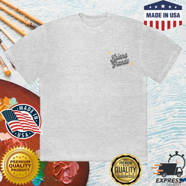 kenny Ariana Grande Merch Dandelion Shirt Grey