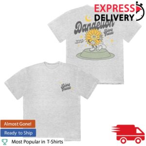 kenny Ariana Grande Merch Dandelion Shirt Grey0