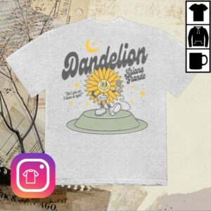 kenny Ariana Grande Merch Dandelion Shirt Grey1