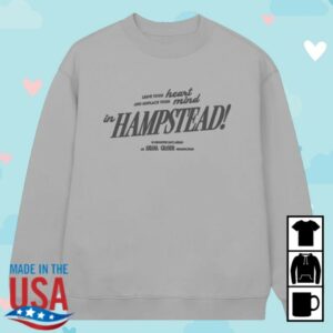 kenny Ariana Grande Merch Hampstead Crewneck Grey