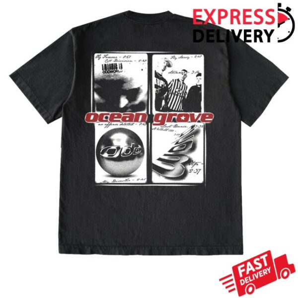 kenny Artist First Merch Store Ocean Grove Black And White Quad Shirts