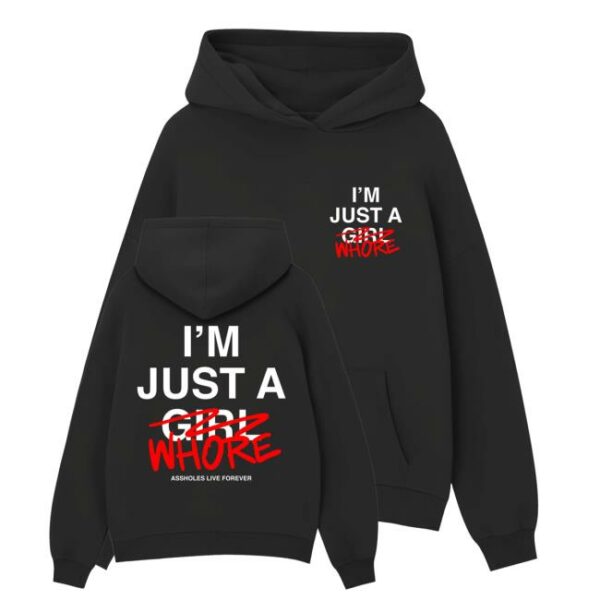 kenny Assholes Live Forever Merch Shop Store I'M Just A Whore Hoodie