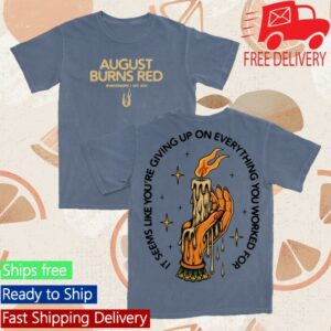 kenny August Burns Red Store Merch Composure Blue Shirt