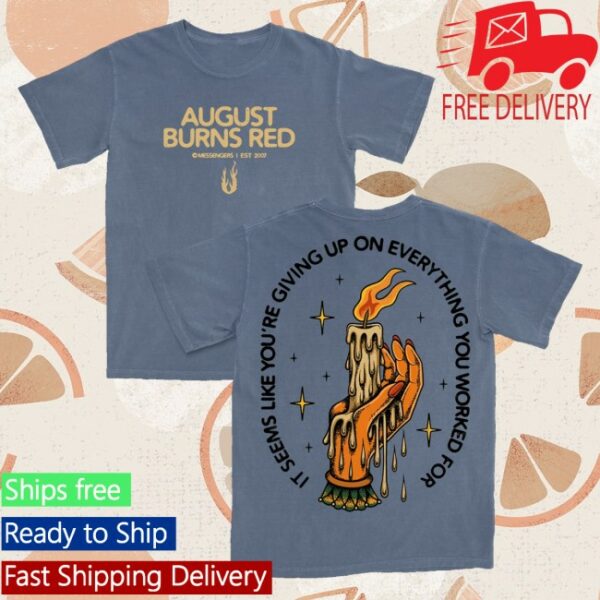 kenny August Burns Red Store Merch Composure Blue Shirt