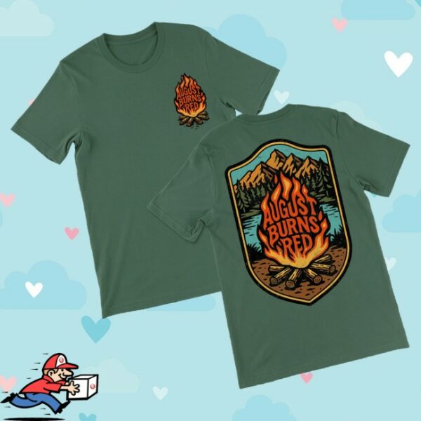 kenny August Burns Red Store Merch Fire Mountain Shirt1