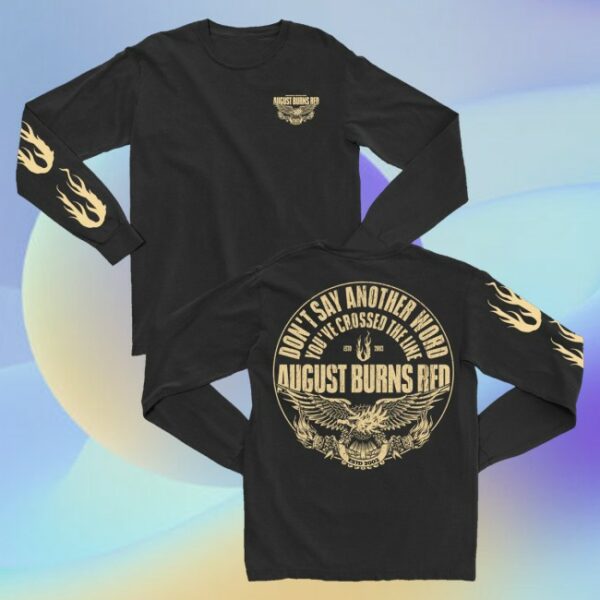 kenny August Burns Red Store Merch White Washed Eagle Long Sleeve Shirt