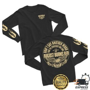 kenny August Burns Red Store Merch White Washed Eagle Long Sleeve Shirt1