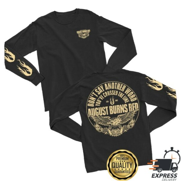 kenny August Burns Red Store Merch White Washed Eagle Long Sleeve Shirt1