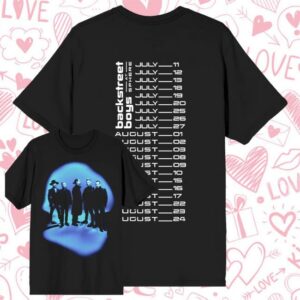 kenny Back Street Boys Merch Shop Store Black Denim Glow Photo Shirts