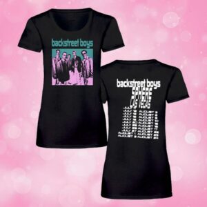 kenny Back Street Boys Merch Shop Store Pink Silhouette Shirt