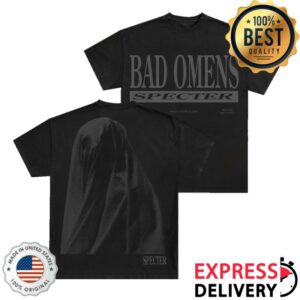 kenny Bad Omens Merch Store Specter Ghost Shirt Black
