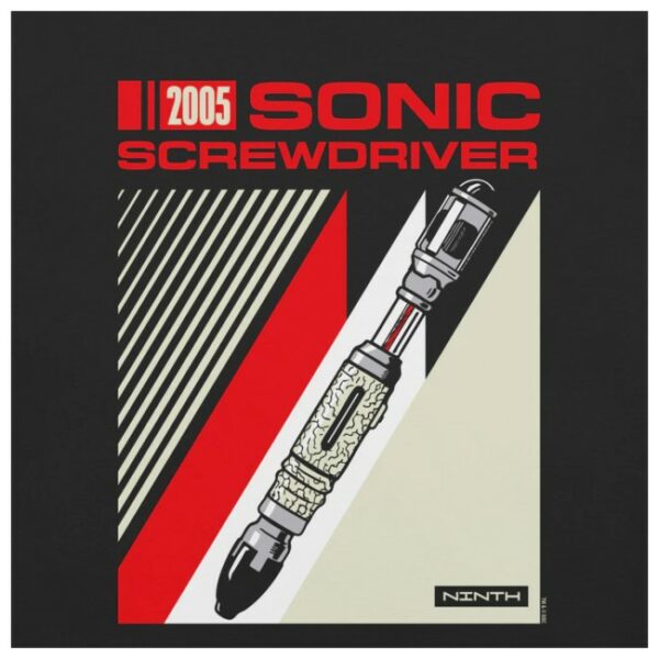 kenny Bbc Shop Merch Doctor Who Sonic Screwdriver Ninth Unisex Shirt0