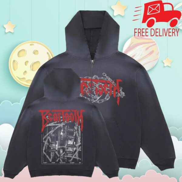 kenny Beartooth Band Merch Shop Store Chain Distressed Potassium Hoodie