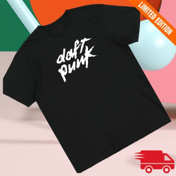 kenny Black Daft Punk Logo Shirts
