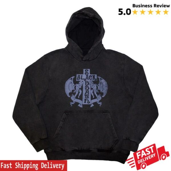 kenny Black Sabbath Angels Large Hoodie