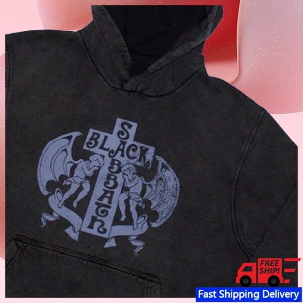 kenny Black Sabbath Angels Large Hoodiew