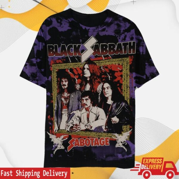 kenny Black Sabbath Store Merch Sabotage Allover Print Shirt
