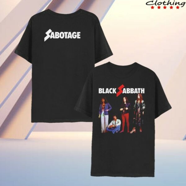 kenny Black Sabbath Store Merch Sabotage No Mirror Shirtss