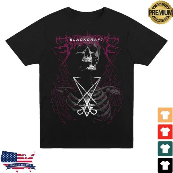 kenny Blackcraft Cult Merch Shop Store Lucifer Sigil Skeleton Shirt