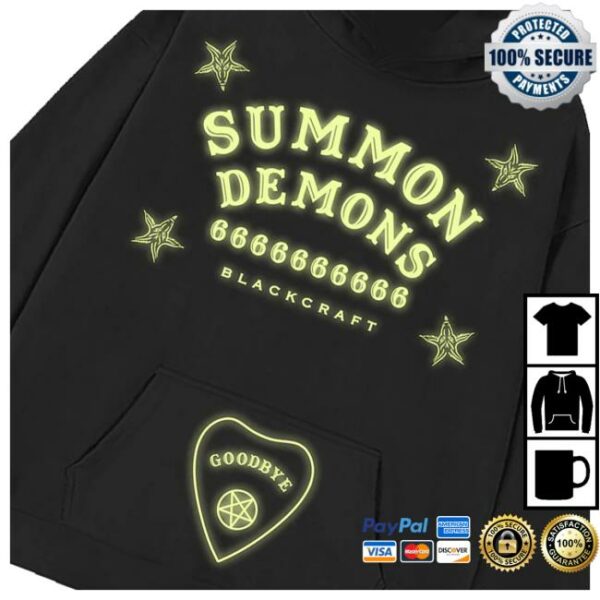 kenny Blackcraft Merch Shop Store Summon Demons Glow Hoodiess