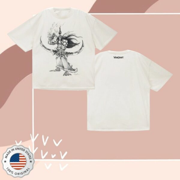 kenny Blizzard Gear Merch Store Warcraft Samwise Sketch Night Elf Shirtss
