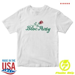 kenny Bloc Party Merch Rose Tee kenny Bloc Party Merch Rose Tee