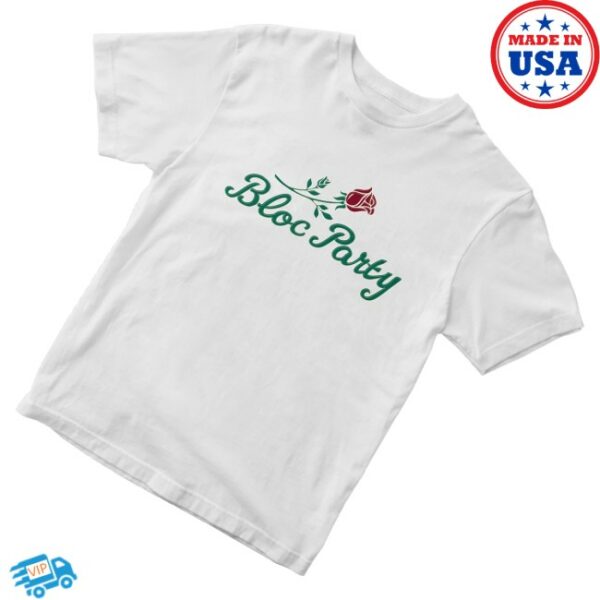 kenny Bloc Party Merch Rose Tee0