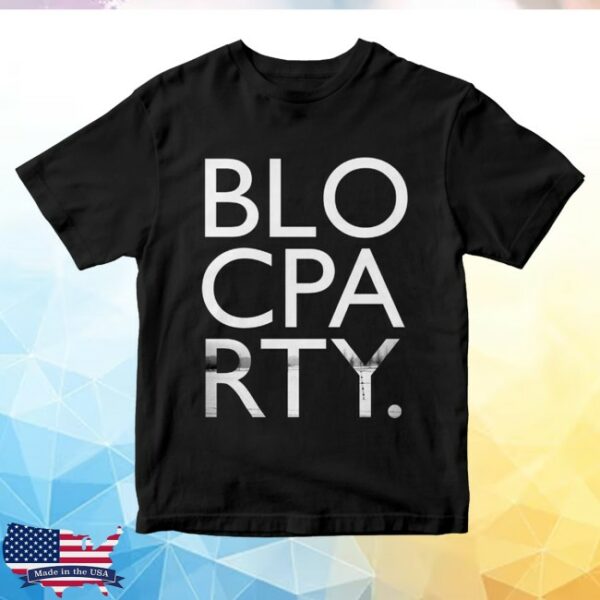 kenny Bloc Party Merch Silent Alarm Logo Tee