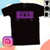 kenny Bloodhound Gang Merch Cassette Shirt Purple On Black