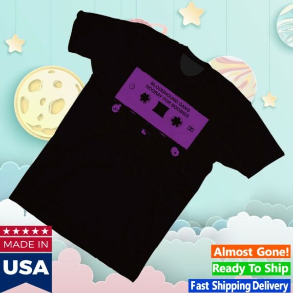 kenny Bloodhound Gang Merch Cassette Shirt Purple On Black1