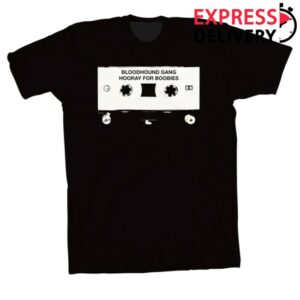 kenny Bloodhound Gang Merch Cassette Shirt White On Black kenny Bloodhound Gang Merch Cassette Shirt White On Black