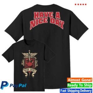 kenny Bon Jovi Merch Shop Store Have A Nice Day Black Shirt