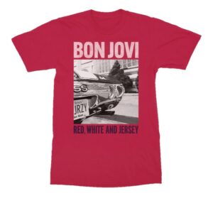 kenny Bon Jovi Merch Store Forever Red White And Jersey Red Shirt kenny Bon Jovi Merch Store Forever Red White And Jersey Red Shirt