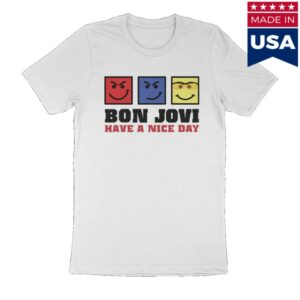 kenny Bon Jovi Store Merch Have A Nice Day White Shirt