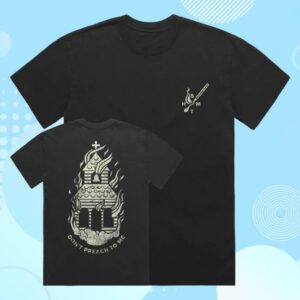 kenny Bring Me The Horizon Merch Shop Store Thats The Spirit 10Th Anniversary Faded Black Dont Preach Shirt