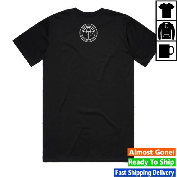 kenny Bring Me The Horizon Merch Store Thats The Spirit 10Th Anniversary Black Coloured Umbrella Shirt