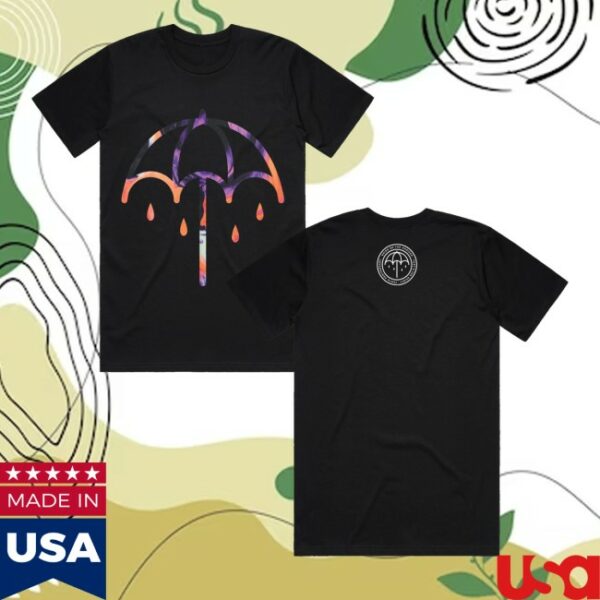 kenny Bring Me The Horizon Merch Store Thats The Spirit 10Th Anniversary Black Coloured Umbrella Shirtss